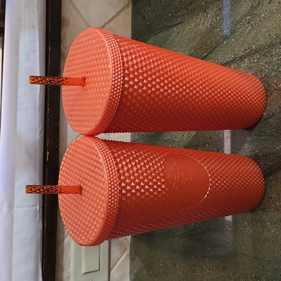 🌟Starbucks Orange Studded Halloween Fall 2022 Tumblers  *NEW* - Picture 2 of 3